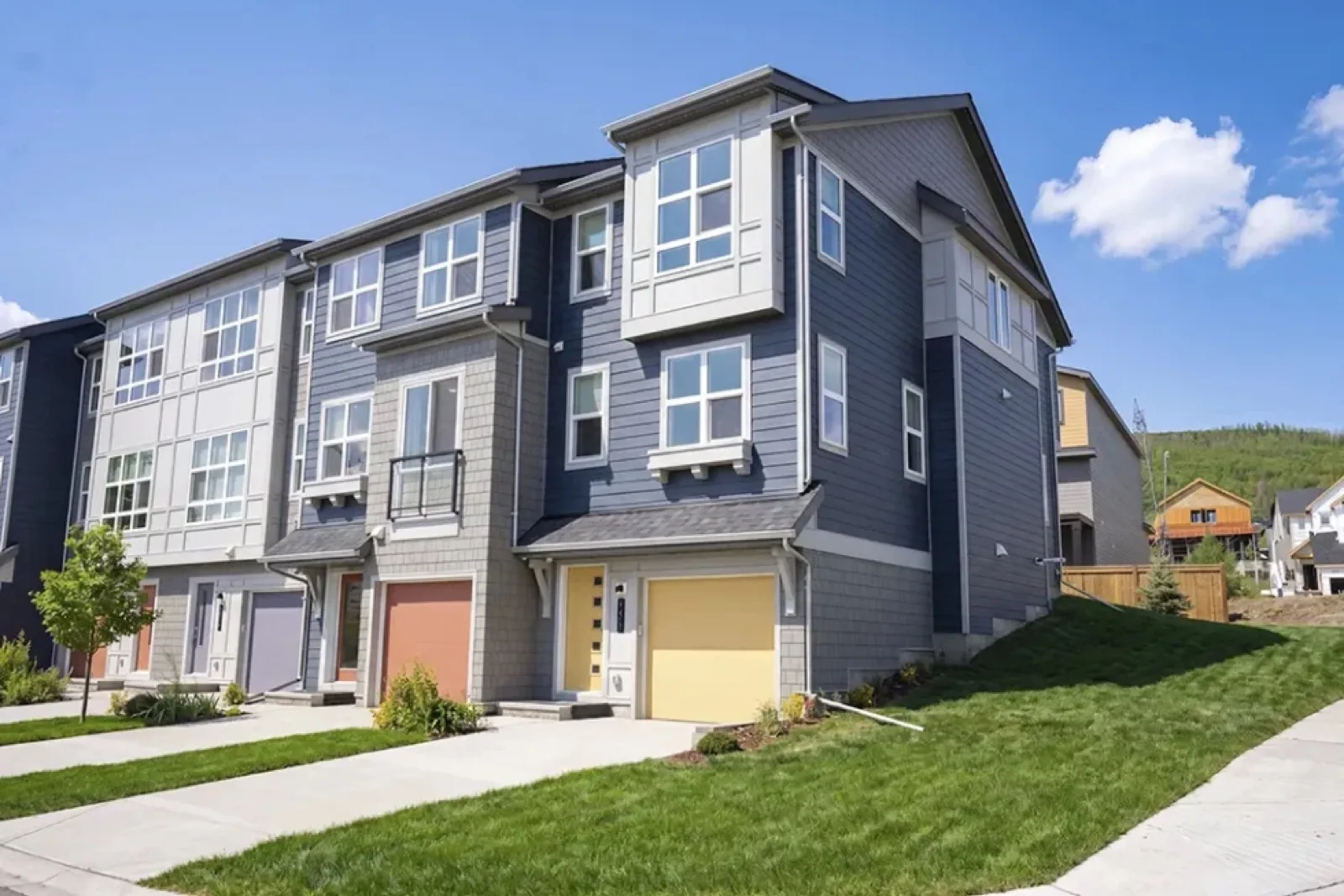 Modern townhomes